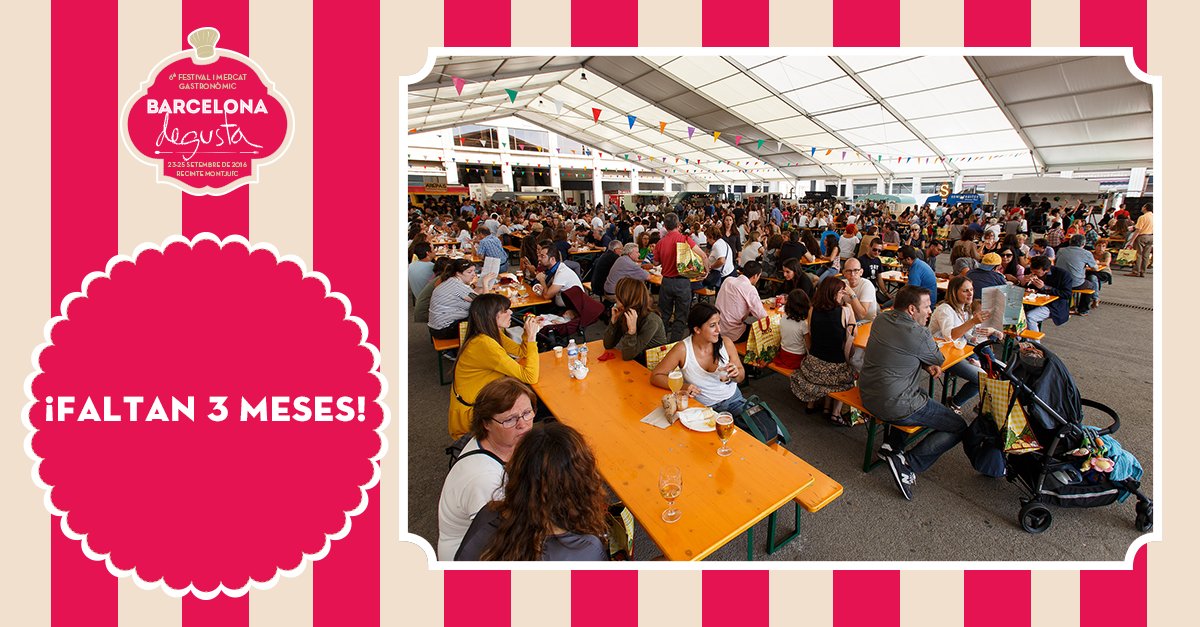 BcnDegusta's tweet photo. ¡Solo faltan 3 meses! ¡Qué ganas! 😝

➡ https://t.co/xVQP9zg0l3 https://t.co/vBmdGpkIkO