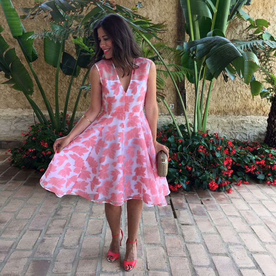 Muchas felicidades a nuestra clienta y amiga Irene en su cumpleaños luciendo nuestro vestido de Marella de Max Mara