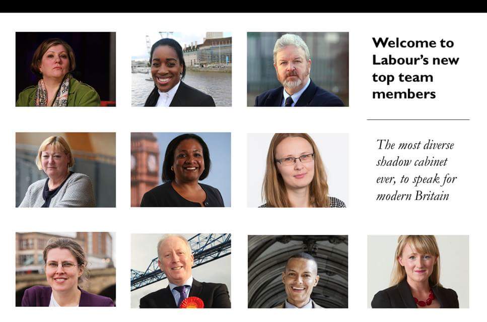 For The Many Comrades On Twitter The Most Diverse Labour Shadow