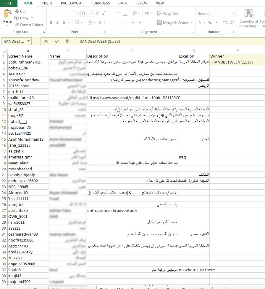 Alwasaet's tweet photo. تأكيداً على مصداقيتنا في اختيار الفائزين، تالياً لقطات توضّح العملية. بعض التفاصيل تم تظليلُها حفاظاً على الخصوصية. https://t.co/pABGEgVuV7