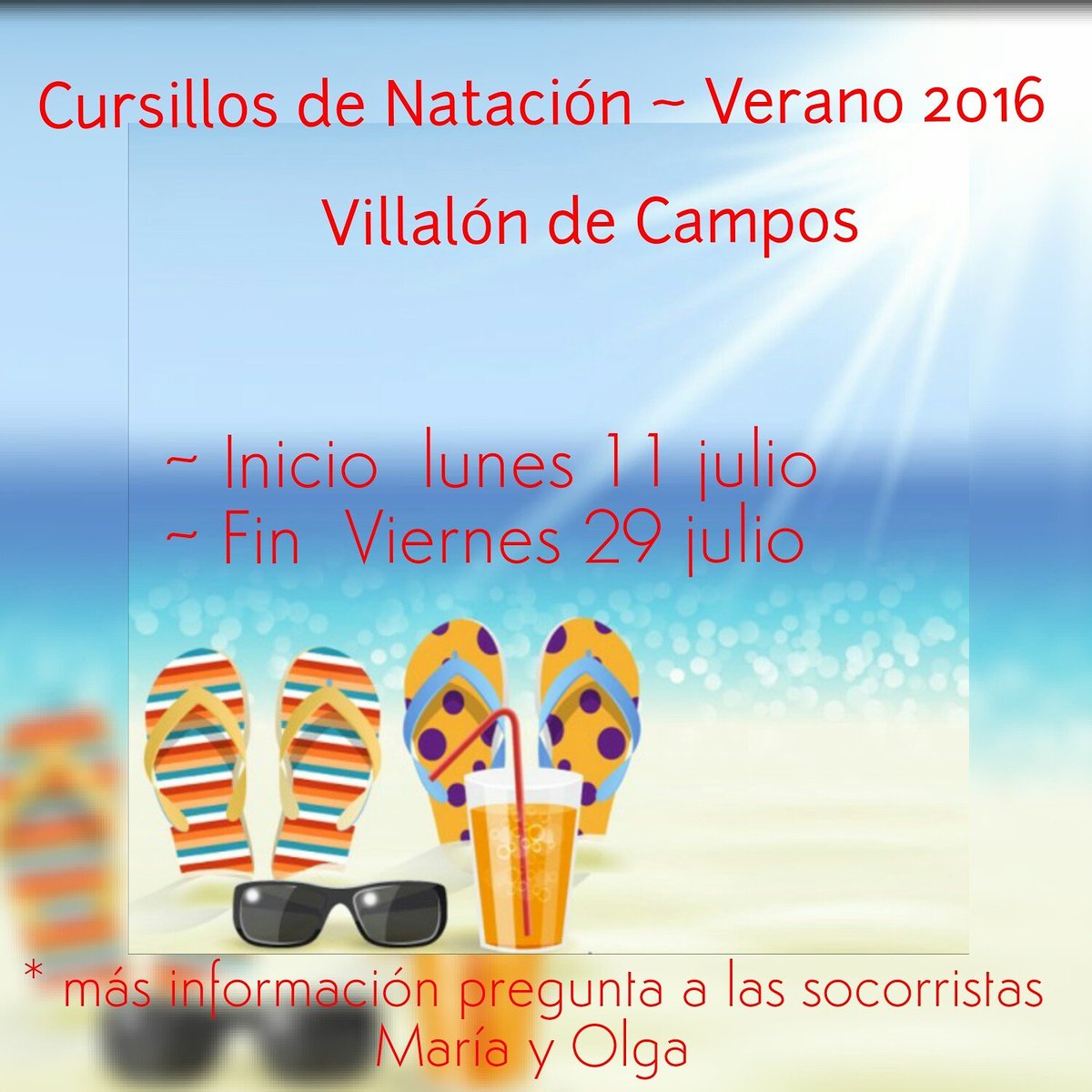 Anímate y mejora tu estilo de #natación #infantil #perfeccionamiento #adultos #Villalón #piscinas #verano