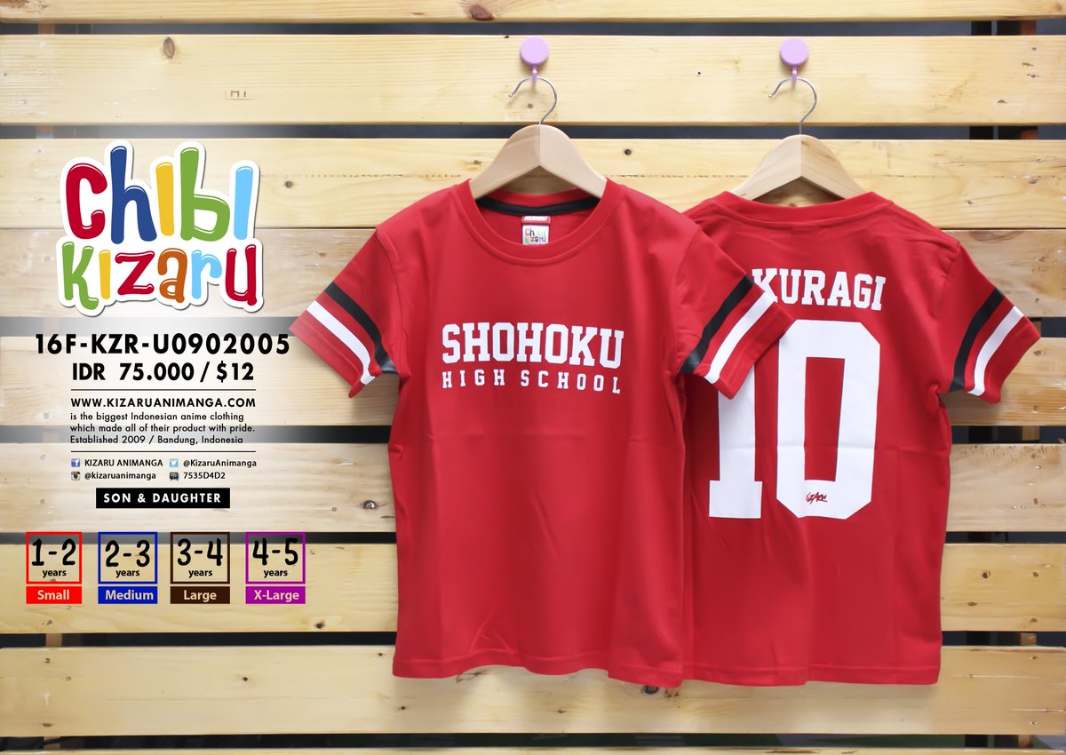 Kizaruworld's tweet image. KZR CHIBI (1-5yrs)
#Sakuragi #SlamDunk #KizaruWeeklyUpdate
Info kizaruanimanga.com
tokopedia.com/kizaruanimanga