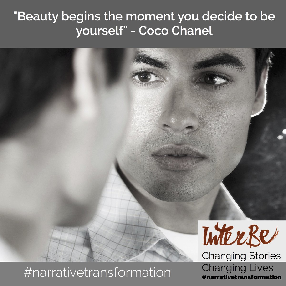interbe_coach's tweet photo. "Beauty begins the moment you decide to be yourself" Coco Chanel #MondayMotivation #NarrativeTransformation https://t.co/okqiv67WU4