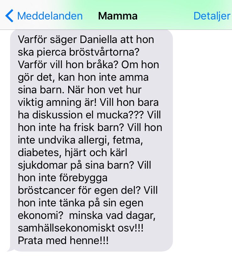 DaniellaMaglica's tweet photo. När man ska pierca tuttisarna och mamma är barnmorska https://t.co/Z1HVbNSmty