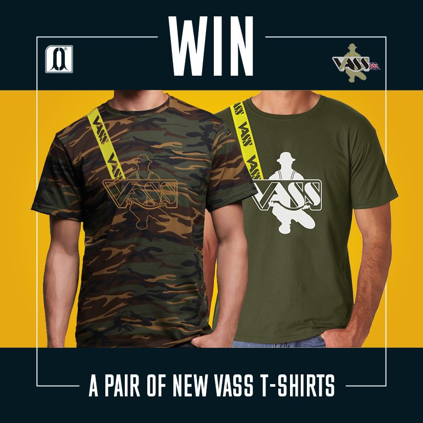 Win a pair of Vass T-Shirts! Five winners! Follow <a href="/Vasswaders/">Vass Waders & Rainwear</a> &amp; <a href="/carpology/">CARPology</a> &amp; RT to enter! #Competition #Win