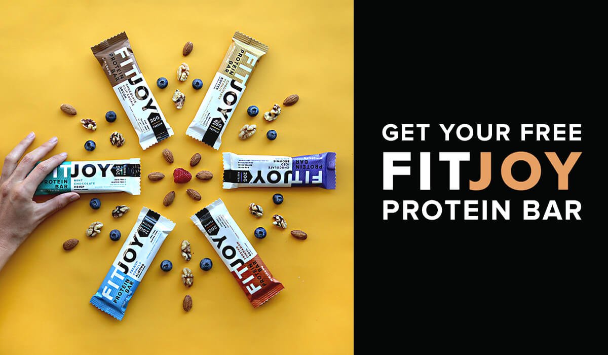 TheRealJHerman's tweet photo. Experience the joy of healthy snacking! Free #FITJOY Protein Bar for first 25k people https://t.co/aMfVpAmNR5 https://t.co/7EF5ZUrD72