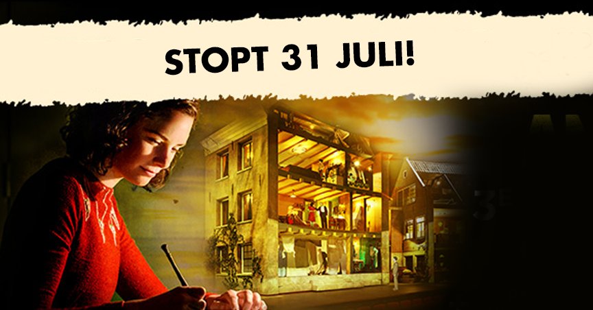 Laatste voorstelling #ANNE op zondag 31 juli in <a href="/Theater_Adam/">Theater Amsterdam</a>. Lees meer: bit.ly/28YBglo
