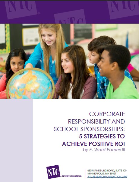 Replace ads with educational sponsorships to invest in youth. New whitepaper from NTCRF: bit.ly/22D5QXm