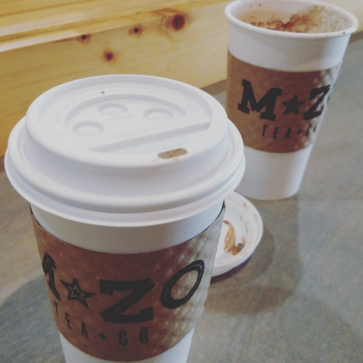 Stopped with <a href="/Sarah_Scott95/">Sarah Scott</a> in Littleton yesterday for the obligatory <a href="/MZOTeaCo/">MZOTea&Co</a> fix before returning from <a href="/PorcFest/">Porcupine Freedom Festival</a>