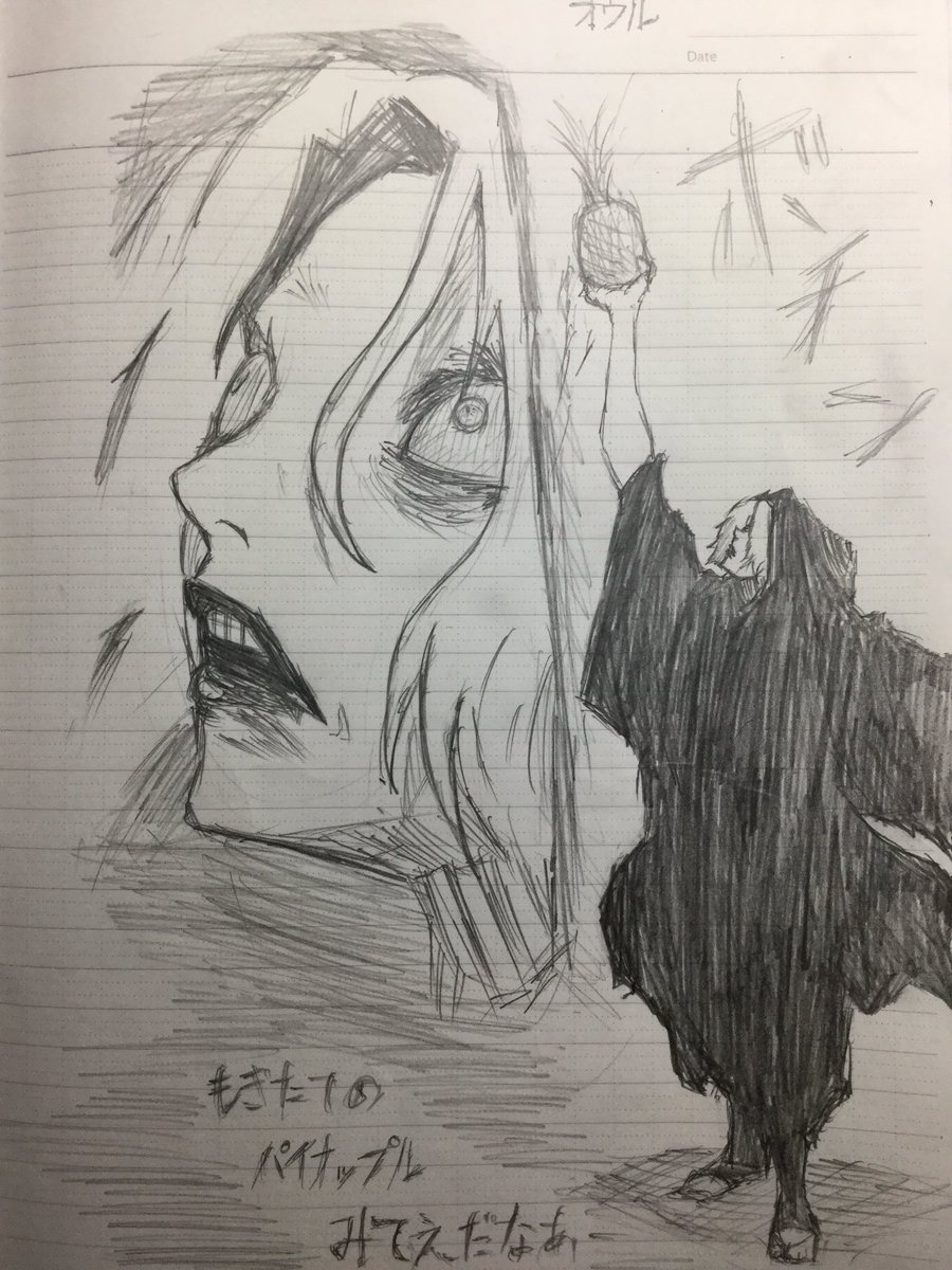 あんよさん 白秋 グラクロ Na Twitterze オウル模写 もぎたてのパイナップルみてえだなあー パイナップルです 東京喰種 オウル あんよさん 白秋 グラクロ Na Twitterze オウル模写 もぎたてのパイナップルみてえだなあー パイナップルです 東京喰種 オウル