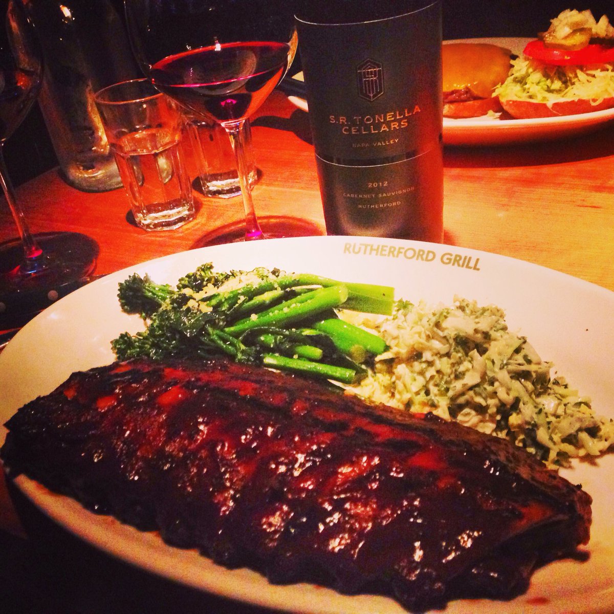 Always better with #tonellacellars #cabernetsauvignon #cabernet #wine #foodie #napavalley <a href="/TonellaCellars/">S.R. Tonella Cellars</a>
