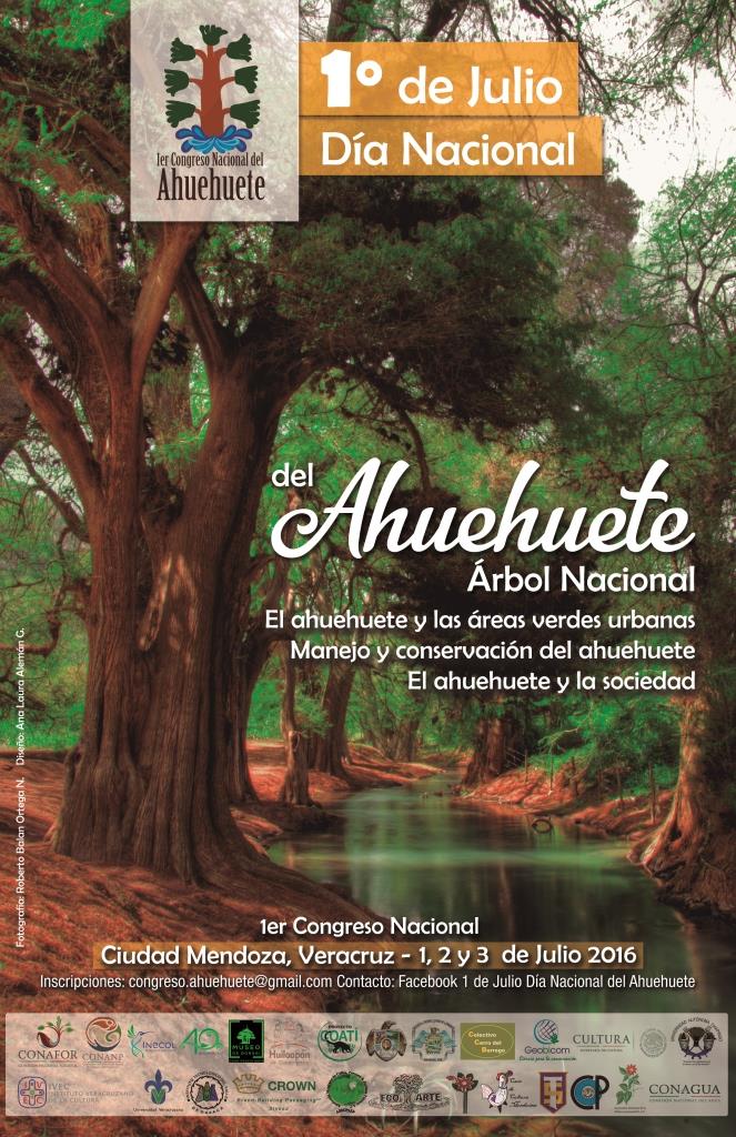 CONABIO's tweet photo. 1ER CONGRESO NACIONAL DEL AHUEHUETE: EL ÁRBOL NACIONAL 
Del 1 al 3 de julio de 2016 en Ciudad Mendoza, #Veracruz https://t.co/lDVAvgw9CV