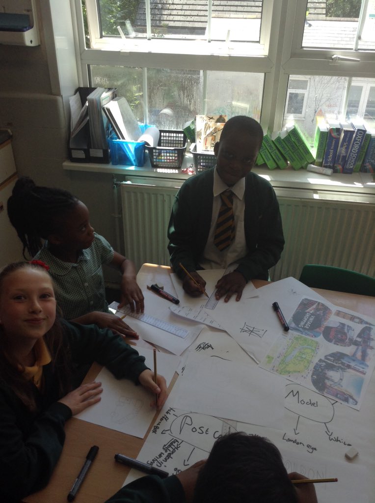 Kender_Y4S's tweet photo. Enabling Enterprise challenge day. Children showing how well they can work as a team with plenty of imaginative work https://t.co/a8VHPOK2Hu