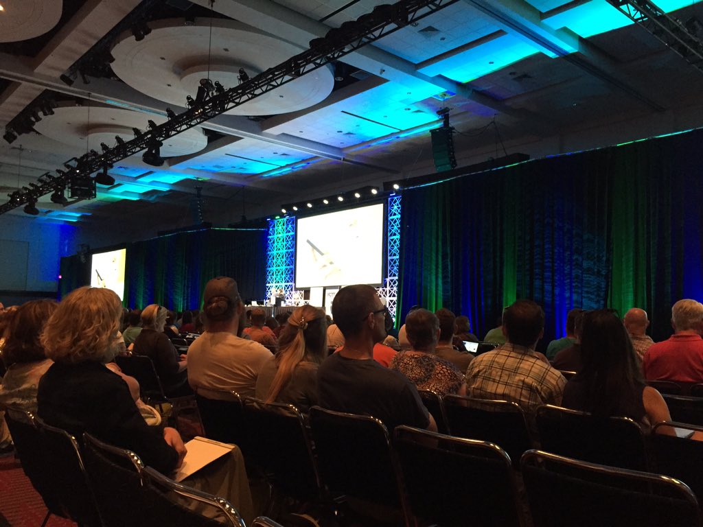 Excited at be at #ISTE16. Can't wait to see and learn new tech! #stemcobb
