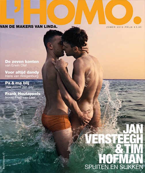 De nieuwe L'HOMO. met <a href="/Jan_Versteegh/">Jan Versteegh</a> en <a href="/debroervanroos/">Tim Hofman</a> is uit: hij is om te smullen. #LHOMO #blijfkussen #bnn