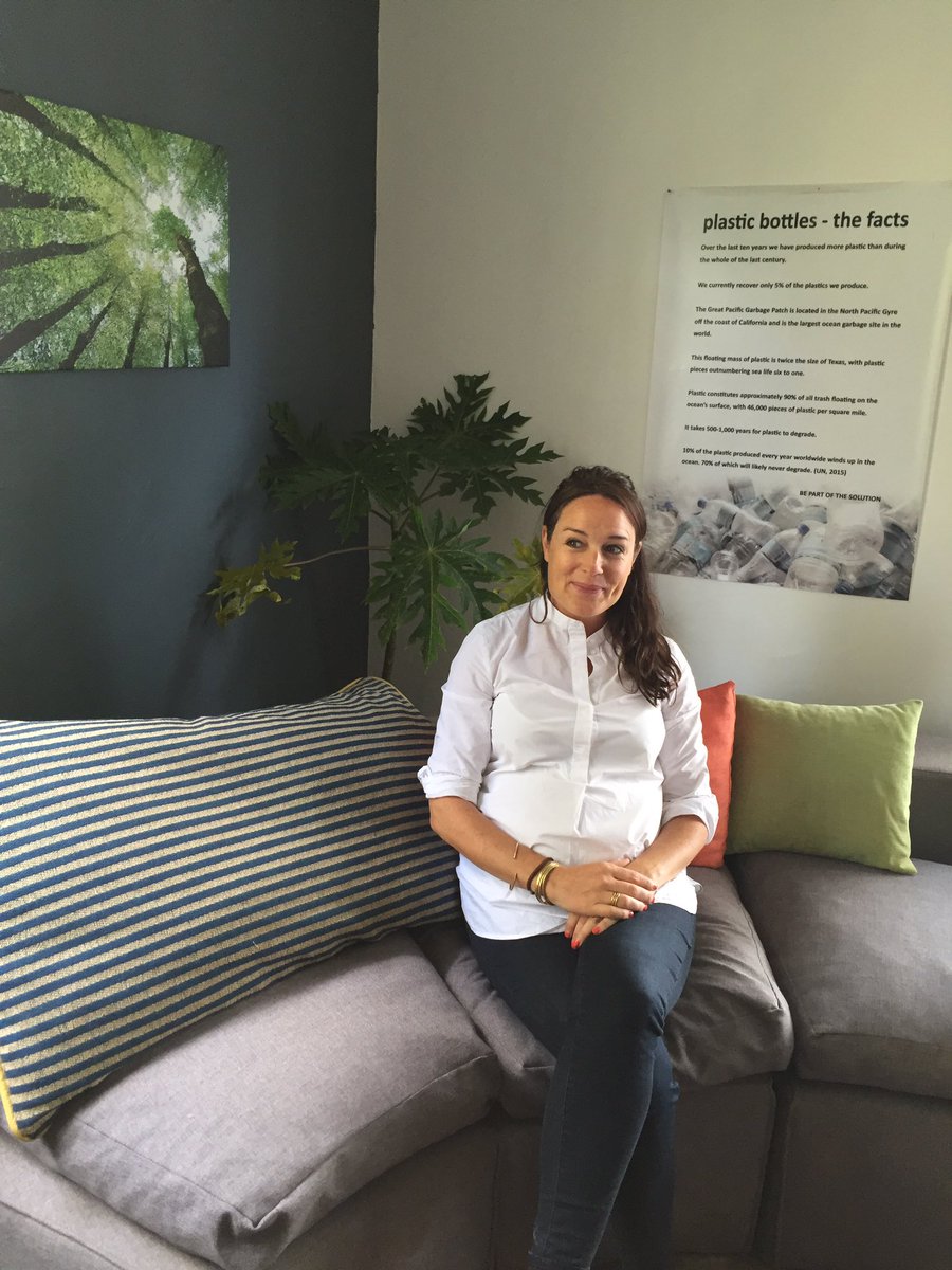 FGilsenanIRL's tweet photo. Really fascinating trip to #DuniaDesigns today, an Irish business making furniture out of plastic bottles #Recycling https://t.co/KxdQTsKOGx