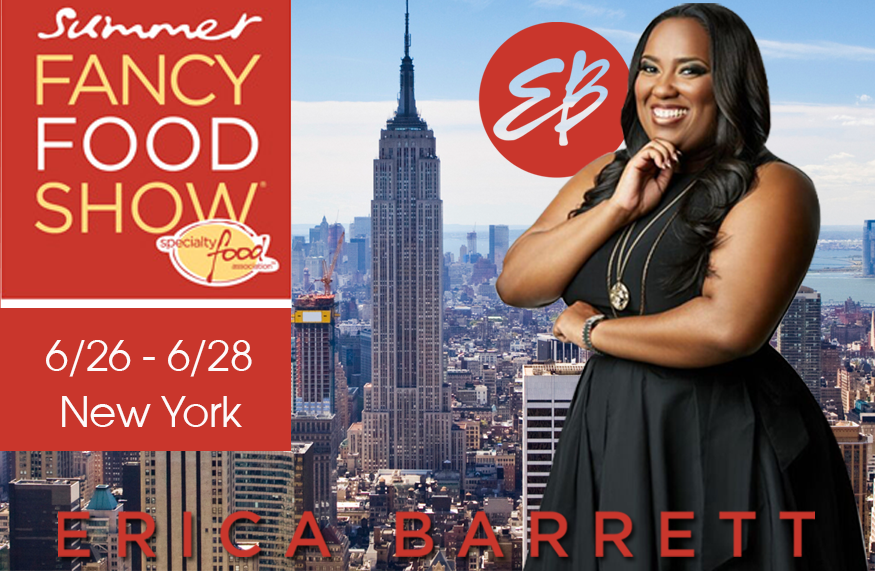 IamEricaBarrett's tweet photo. I'm at the @craftcarejoy Fancy Foods Show in New York!  Come by and see me at the @southernculturefoods booth! https://t.co/hdLlPBY4eD