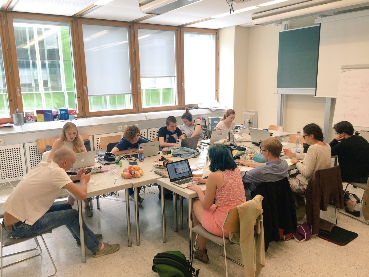 geht dahin im #zbEichgraben HQ - @JOURInstitut ist übrigens gerade zum Website testen bei uns