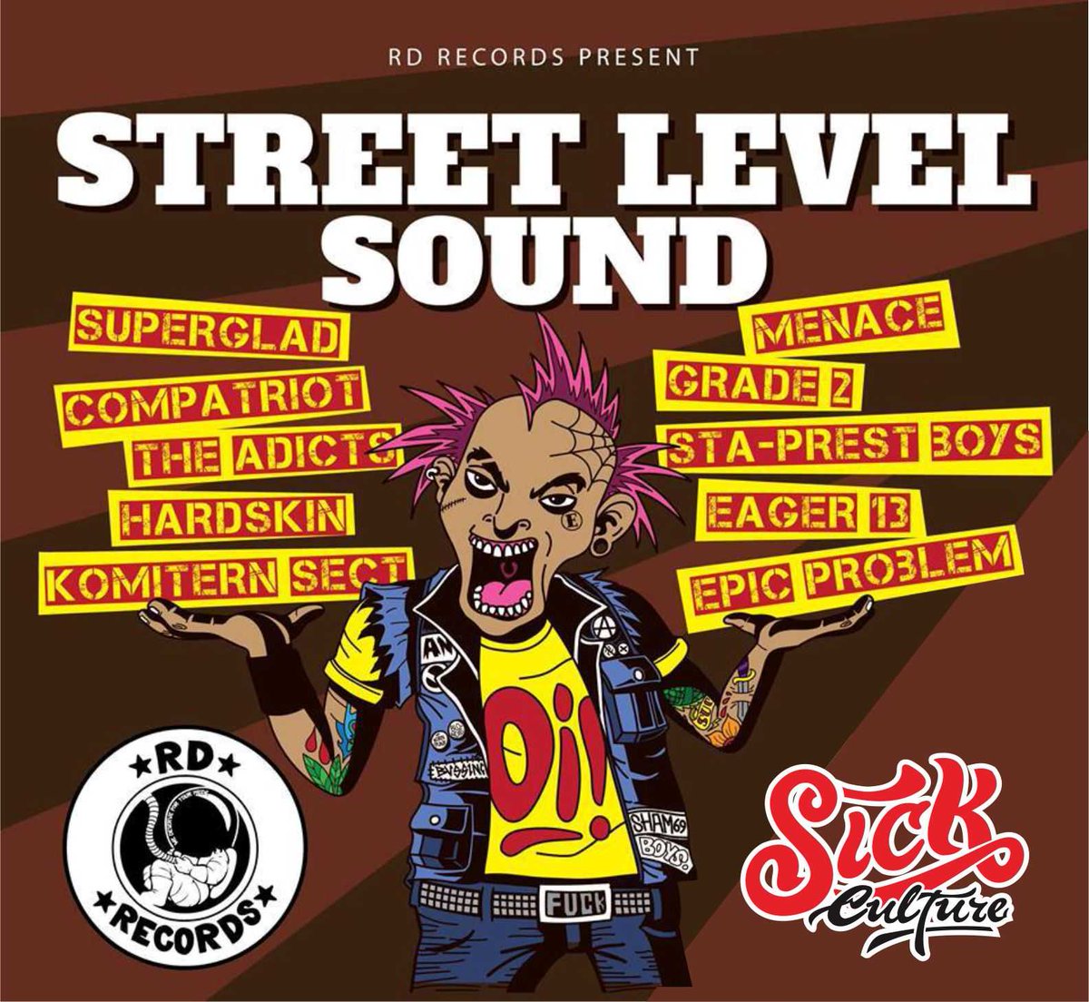 Hallo sickies. cooming soon <a href="/superglad_band/">SUPERGLAD</a> ada dlm kompilasi street level sound