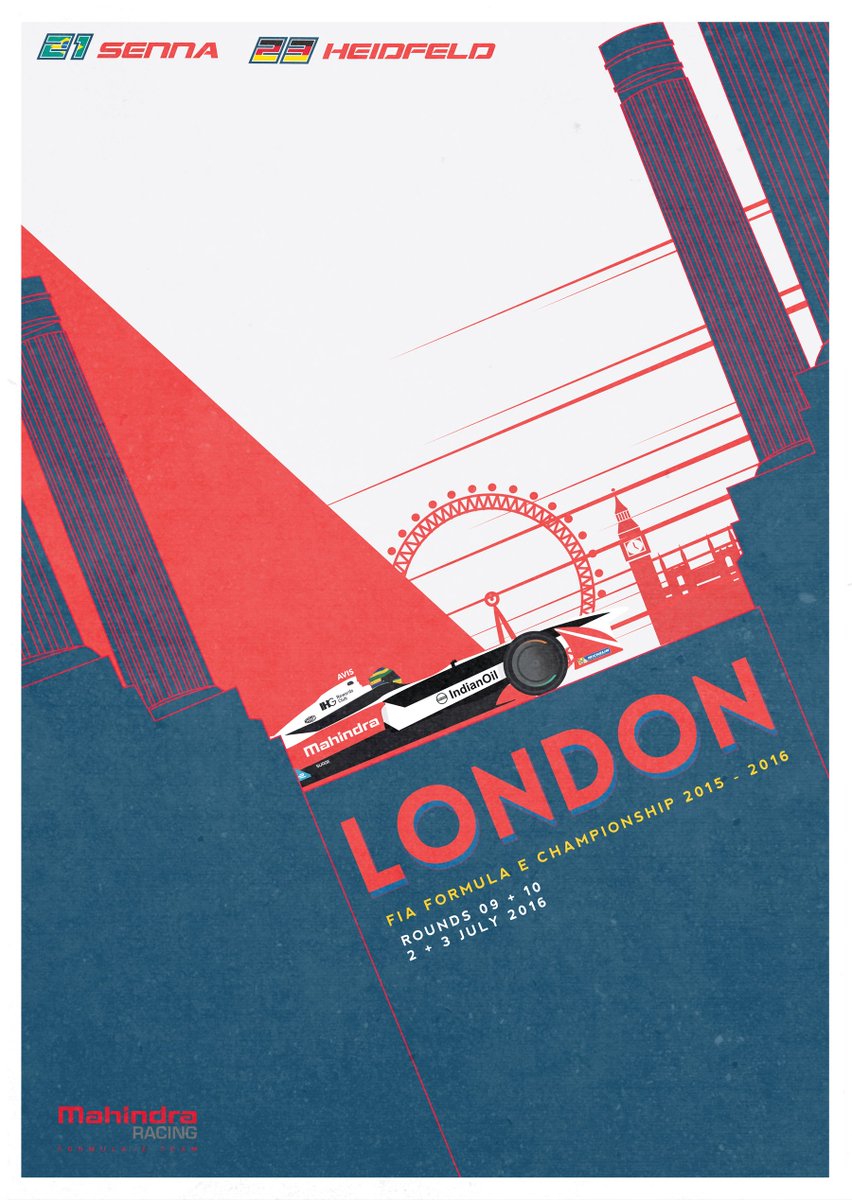 LONDON BABY! Check out &amp; RT our poster for the <a href="/FIAformulaE/">Formula E</a> season finale in Battersea Park, London this weekend!