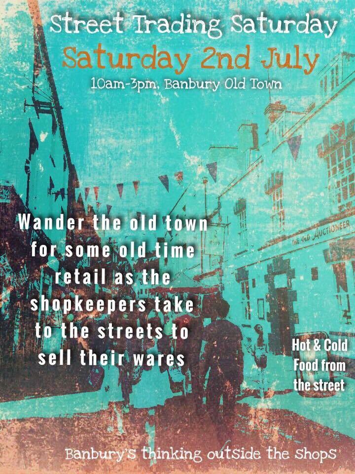 BanburyTownTeam's tweet photo. Catch up with @BanburyOldTown members later to look ahead to our Street Trading Saturday #shoplocal #indie #banbury https://t.co/s9P4n8cetG