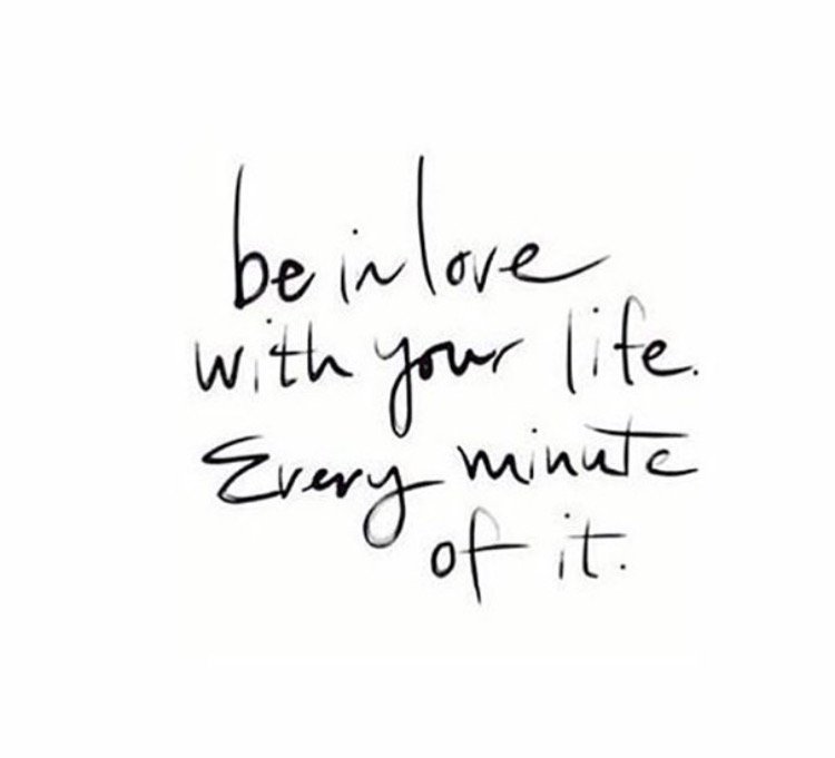 Be in love with your life. Every moment of it! 
#FCIGTA #MotivationMonday #Quote