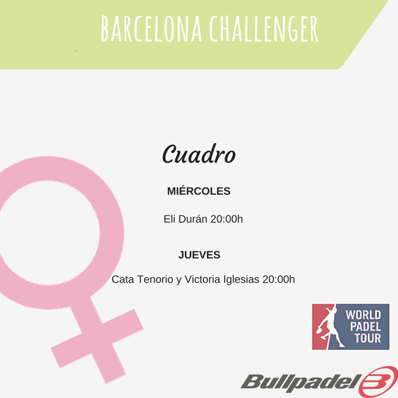 ¡Mucha suerte a todo el #BullpadelTeam! 🎾 🍀  #WPTBarcelonaChallenger <a href="/CataTenorio/">Cata Tenorio</a> <a href="/v_iglesias94/">Victoria Iglesias</a> <a href="/Eli_Duran/">Elisabet Duran Nat</a>