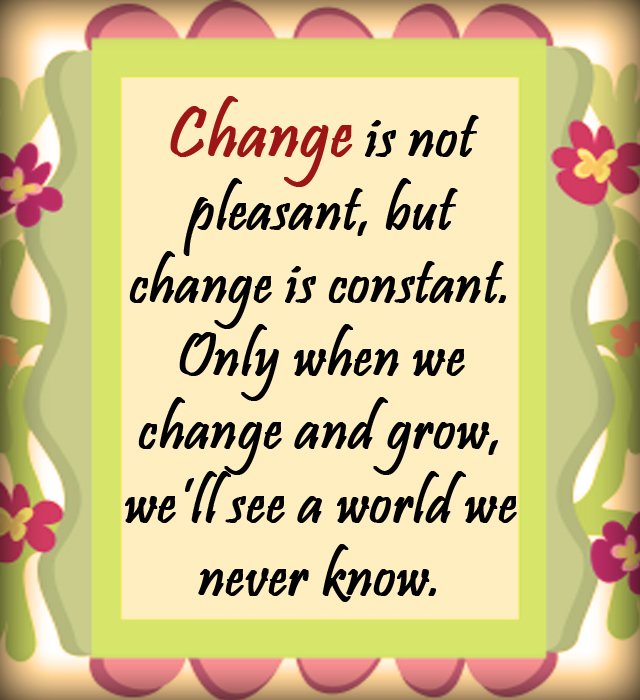 SmsApplication's tweet image. #Change is not pleasant, but change is constant. Only when we change and grow...

#lifechanger #seepotential