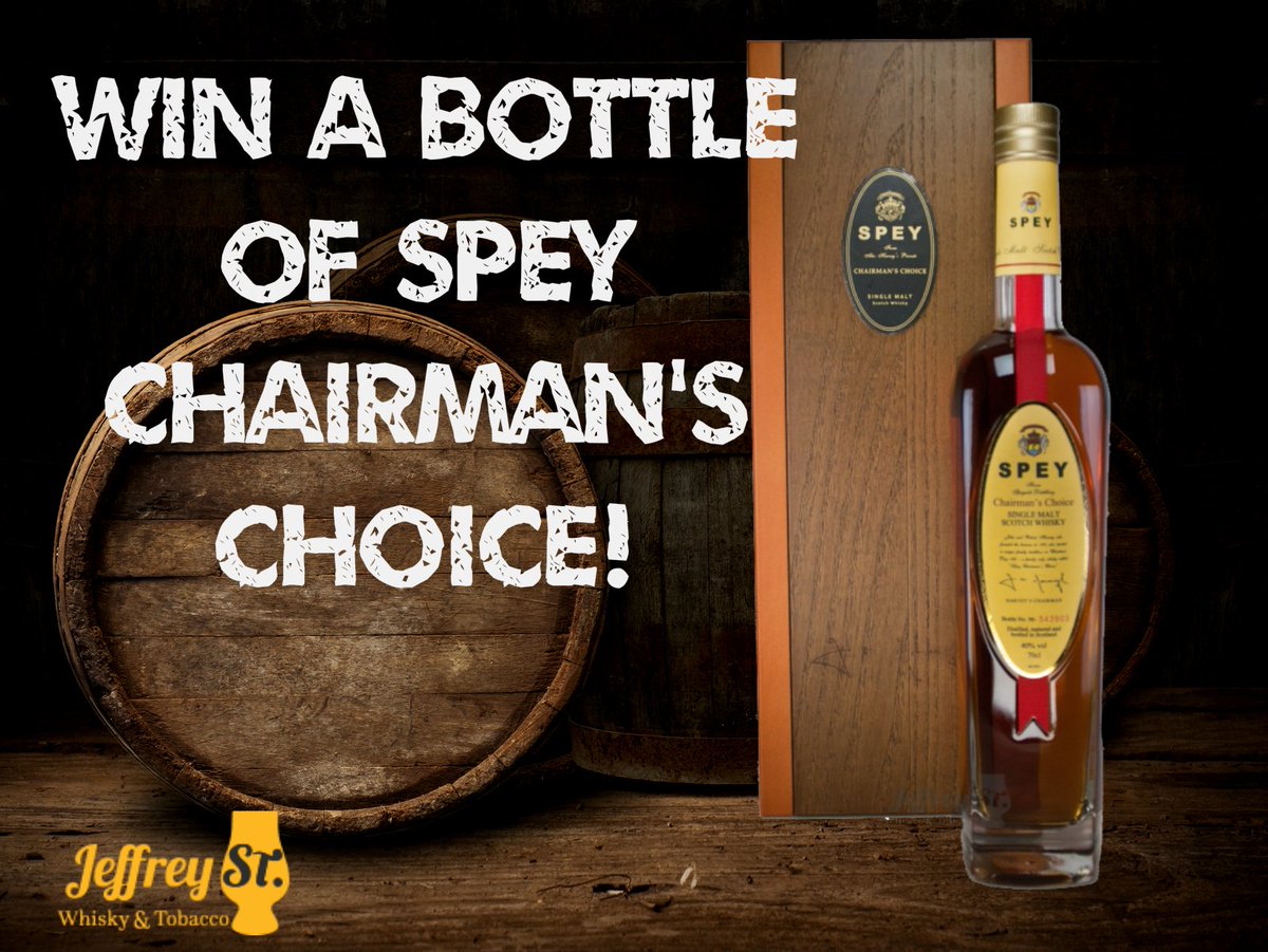 Jeffrey St. Whisky (@jeffreystwhisky) on Twitter photo #WIN A £75 bottle of <a href="/SpeySingleMalt/">Spey Whisky</a> #whisky! Like & RT this tweet & follow us to enter! #competition #giveaway #WIN A £75 bottle of <a href="/SpeySingleMalt/">Spey Whisky</a> #whisky! Like & RT this tweet & follow us to enter! #competition #giveaway