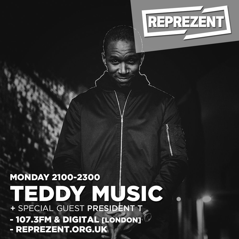 ReprezentRadio's tweet image. TONIGHT: @TeddyMusicUK has special guest @Prez_T joining him live in the studios!
Reprezent.org.uk