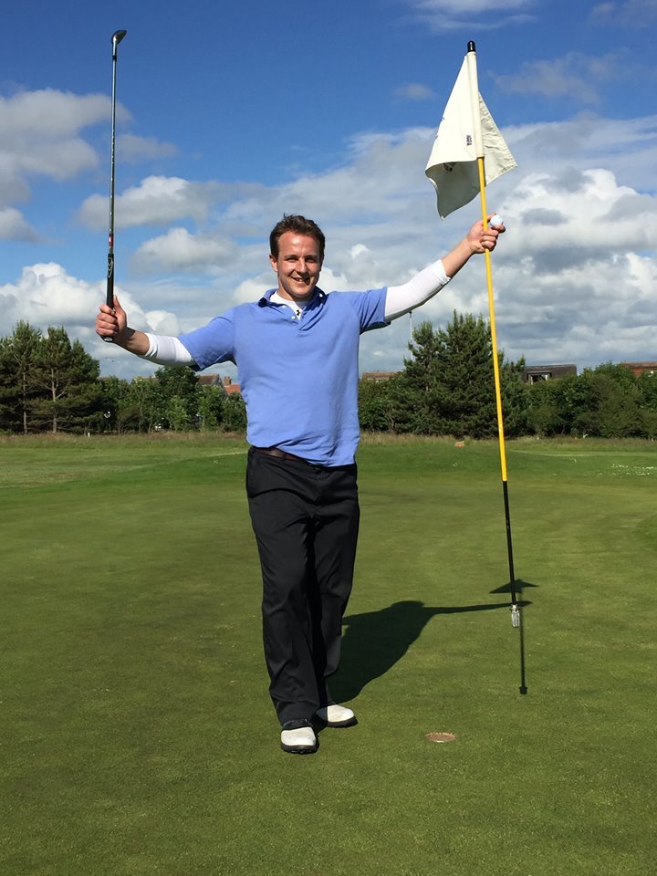 Congratulations <a href="/blackhurstbudd/">Blackhurst Budd</a> Director Craig Aikman - first ever hole in one on the 12th at Blackpool North Shore!