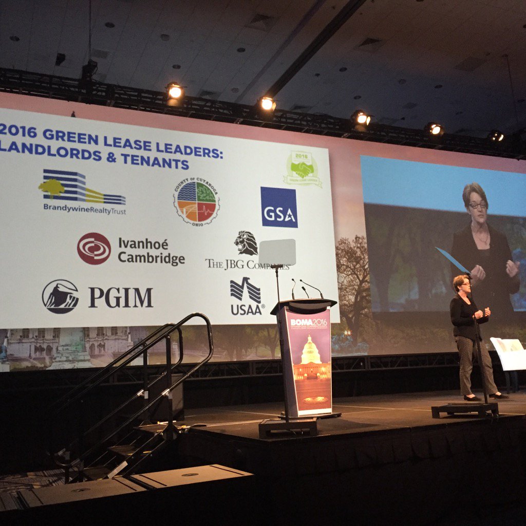 Green Lease Leaders #BOMA2016