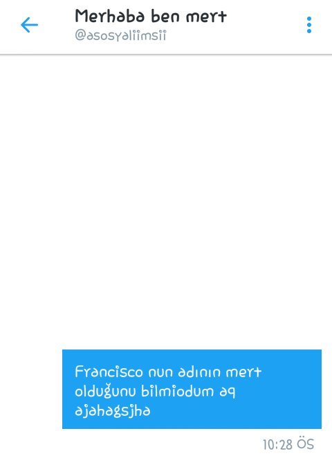 JsbbiebeAhmet's tweet photo. Adam Francisco nun resmini pp yapmış bide izmirde yasio ajgagagagd siktir deli. Ahagdggajhjk https://t.co/VoWktVg0kI