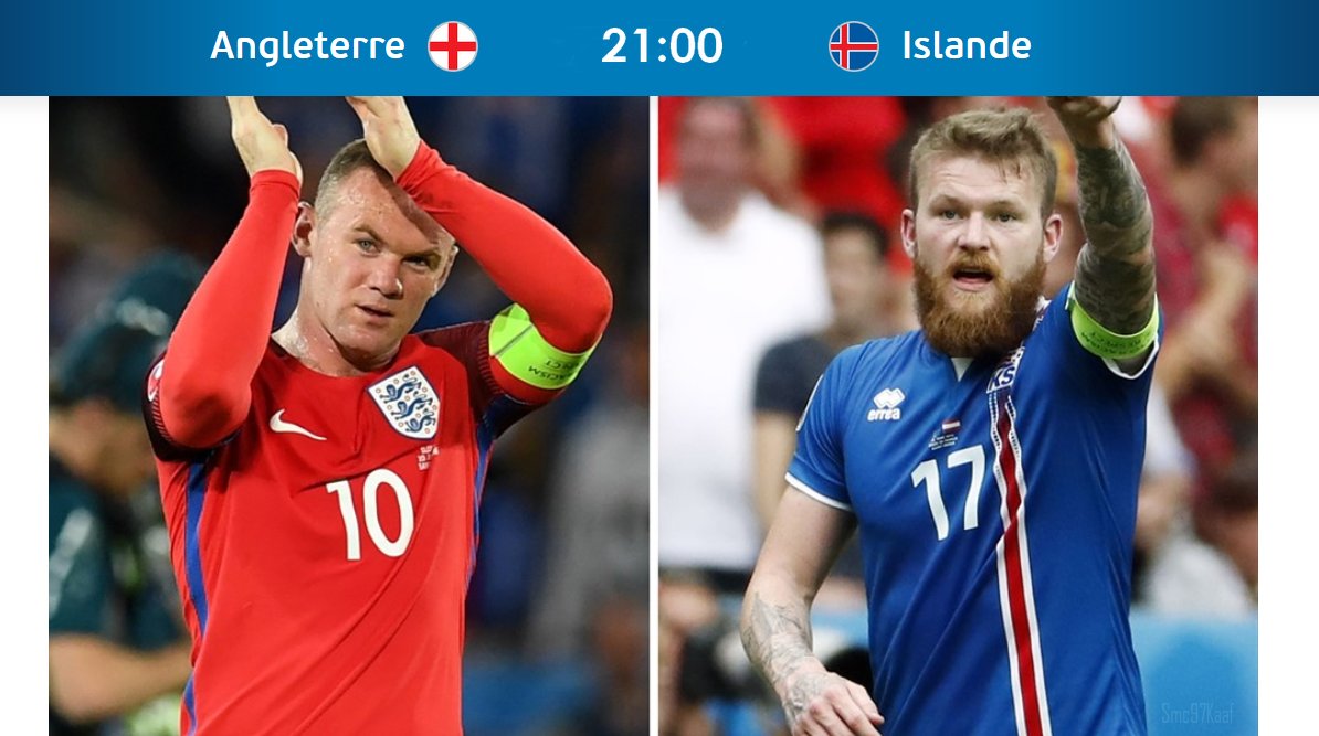Smc97Kaaf's tweet photo. SI L'ISLANDE ÉLIMINE L'ANGLETERRE CE SOIR CE SERA LA PREMIÈRE FOIS QU'UN PAYS QUITTE L'EURO 2 FOIS EN 1 SEM #ANGISL https://t.co/QX3XOaNHpI