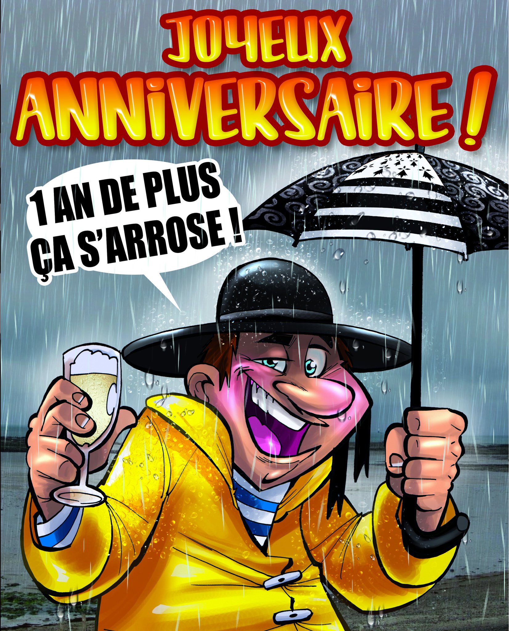 Labbe Carte Postale Joyeux Anniversaire L Effet Breizh