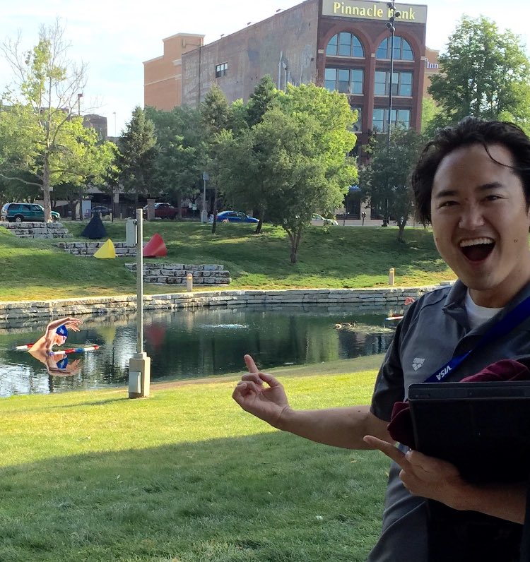 MitchDaltonNJT's tweet image. When Russell Mark sees incorrect stroke mechanics, he goes CRAZY! #relaxbro #notreallife #swimtrials16