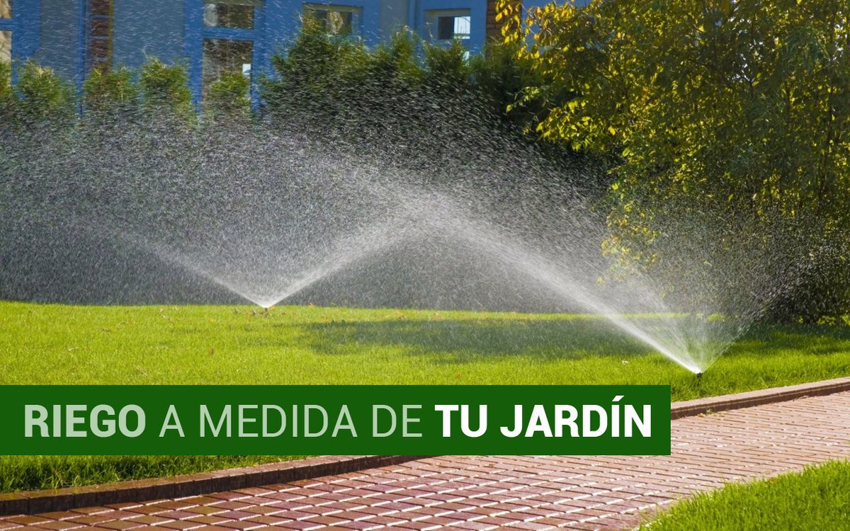 greenfactor_'s tweet image. Tu jardín no puede irse a de vacaciones contigo, pero puedes contar con sistemas de #riego automático a medida
