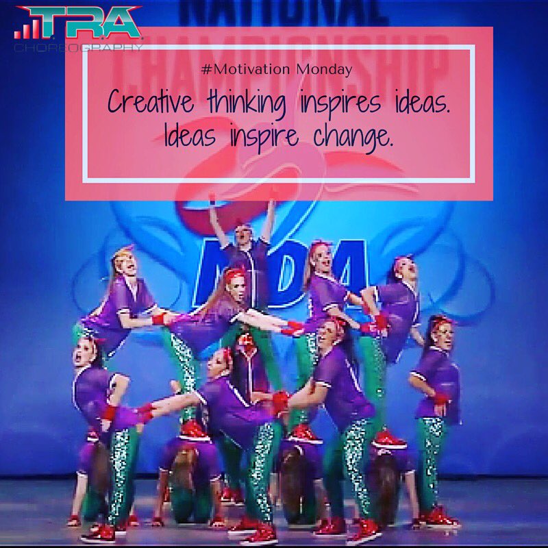 Here’s a little Mermaid Motivation for you on this Monday! #MotivationMonday #teamTRA #creativity #choreocure