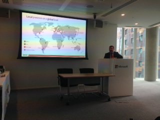 RiscoGroupUK's tweet photo. We're honoured to have been invited to @Microsoft UK HQ to present on the #RISCOCloud platform today @msPartner https://t.co/2sT0Xrw6KO