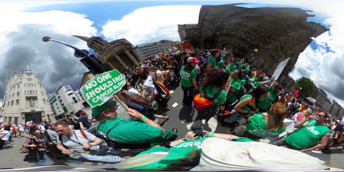 macmillancancer's tweet photo. We were at #LondonPride on Saturday. We're here for everyone, no matter how you identify or who you love. #NoFilter https://t.co/CJ9UFGYAjk