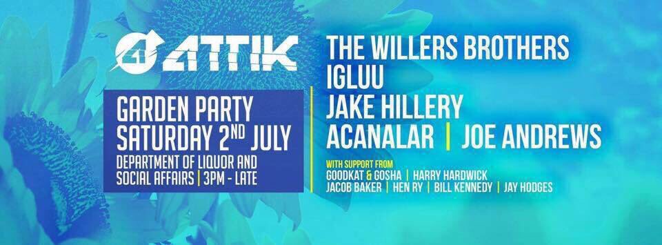 This Saturday we Return The department Northampton for our House &amp; Techno Garden party!