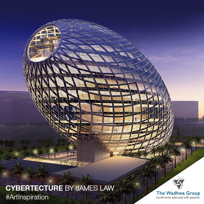 The_WadhwaGroup's tweet image. #CybertectureEgg by @Cybertecture is the inspiration behind the iconic The Capital. #TheWadhwaGroup #ArtInspiration