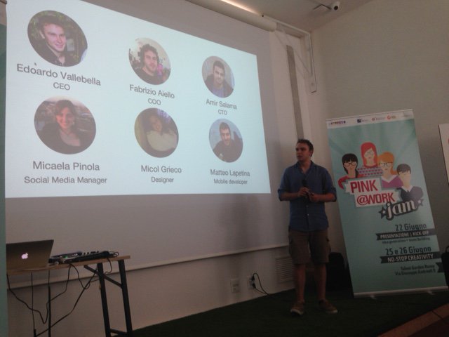 rpanunzio's tweet photo. 3rd #pitch at #PinkJam @BICLazio: #NoiDonne an anonymous #whistleblowing platform for #SexualHarassment @work https://t.co/7eJ9DqSrR8