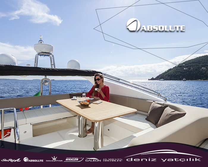 Küçük bir kahve molası... #DenizYatcilik #Absolute #52FLY