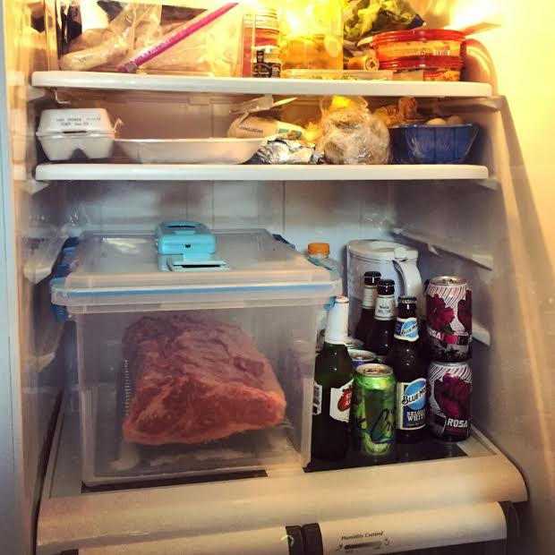 Beef_Box's tweet photo. Day 1: Just got this NY Strip from Costco. Stay tuned for daily updates on the ageing process! #kickstarter #steak https://t.co/GVGg7e8gkg