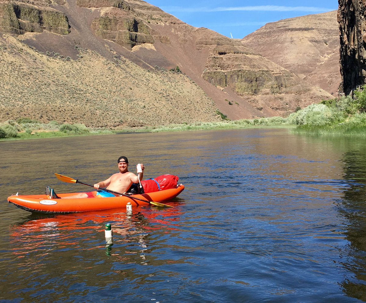 thebevboy's tweet photo. Our CEO rockin' the river in Oregon! #SharkTank #koozie #floatwithme https://t.co/nbpdV9WEhw