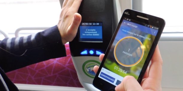 Dématérialisation du titre de transport avec nos #iBeacons pour la ville de Saint Étienne 📱✅ tinyurl.com/jtudmu4