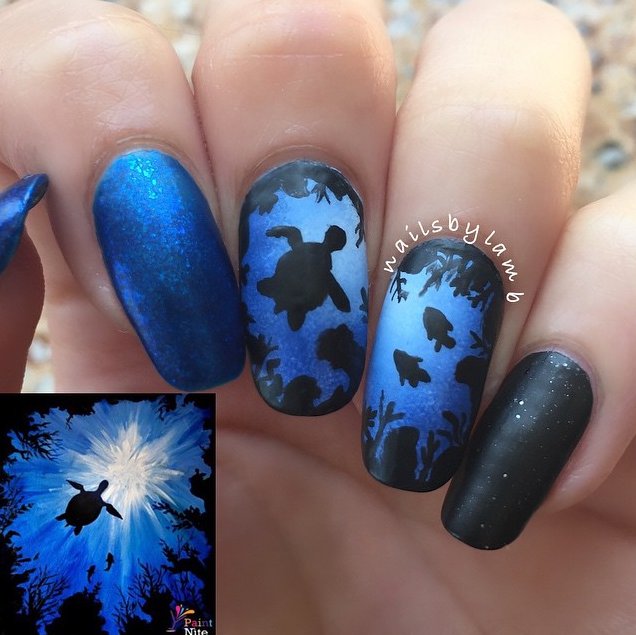 PaintNiteDC's tweet photo. Your nails are little canvases, too. #fromtheblog #morethanabuzz #nailart >> https://t.co/xGeZ0hwdKC https://t.co/rZjxenEQL8