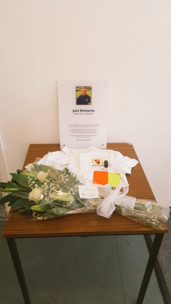 BirminghamFA's tweet photo. Today we remembered Joel Richards and all the victims of the Tunisia attacks #SmileForJoel https://t.co/cl73LIpa3m