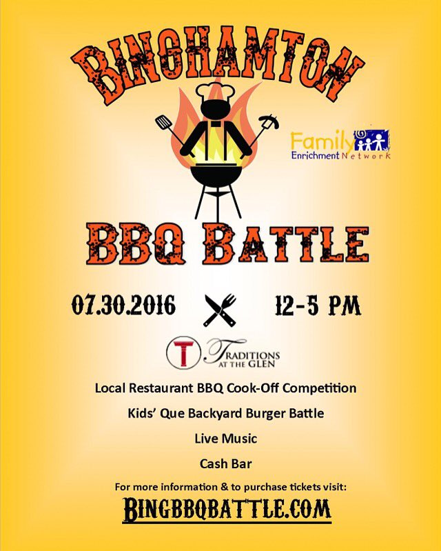 LoopRewardsInc's tweet image. The Binghamton BBQ battle is approaching! Tickets are available 😎